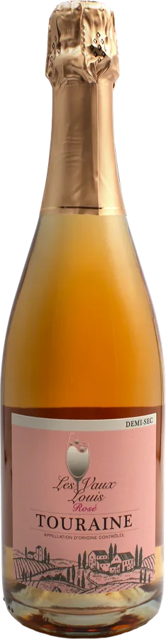 Bottle of Touraine sparkling rosé