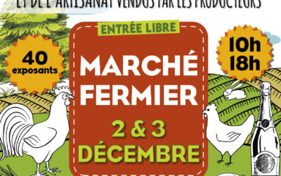 Marché fermier à la ferme des Hauts Vergers les 2 & 3 décembre